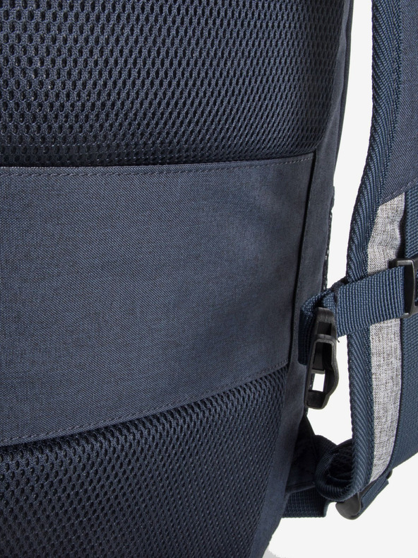 Travelite Dunkelblau Travelite Basics Rucksack Melange Navy/grau