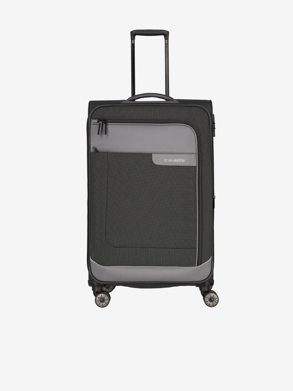 Travelite Dunkelgraue Travelite Viia 4w Reisetasche L