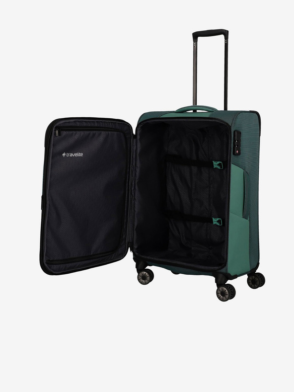 Travelite Grüner Travelite Viia 4w M Koffer
