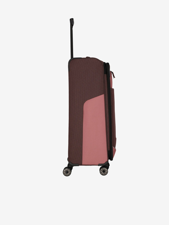 Travelite Rosafarbener und brauner Travelite Viia 4w L