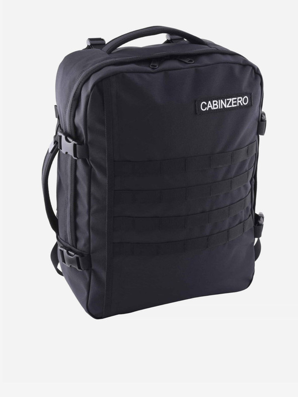 CabinZero Schwarzer CabinZero Military 36L Absolute Black Rucksack