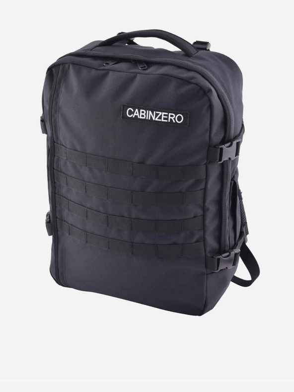 CabinZero Schwarzer CabinZero Military 36L Absolute Black Rucksack