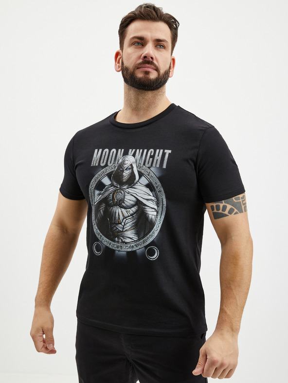 ZOOT.Fan Schwarzes Unisex-T-Shirt Moon Knight ZOOT.FAN Marvel