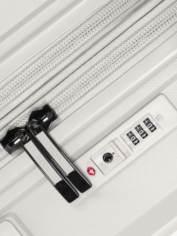 Heys Set aus drei weißen Heys Airlite Reisekoffern S,M,L