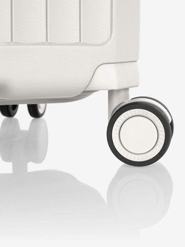 Heys Set aus drei weißen Heys Airlite Reisekoffern S,M,L