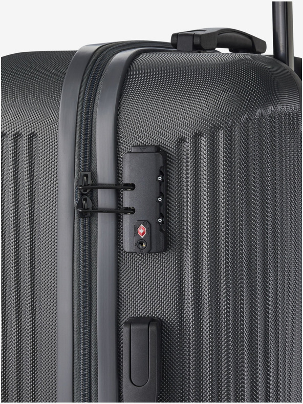 Travelite Dreier-Set Travelite Bali dunkelgraue Reisetaschen S,M,L