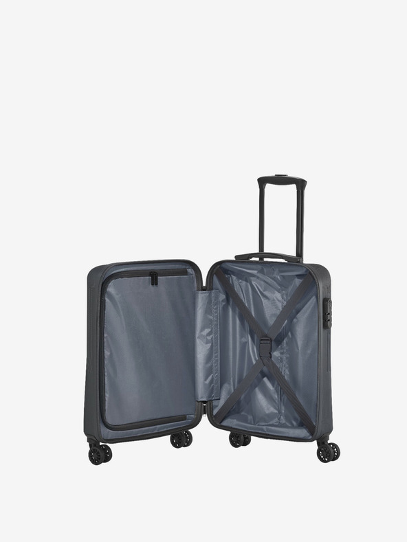 Travelite Dreier-Set Travelite Bali dunkelgraue Reisetaschen S,M,L