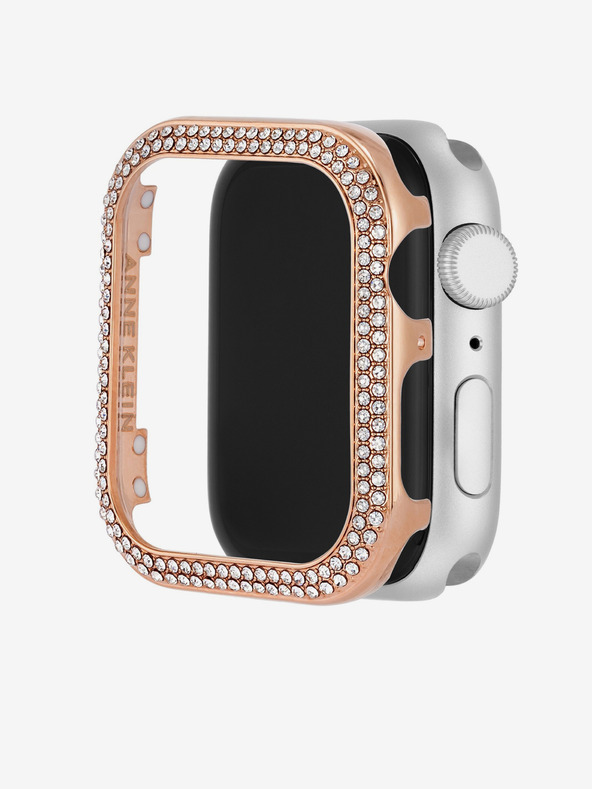 Anne Klein Lünette für Apple Watch 40mm mit roségoldenen Kristallen Anne Klein