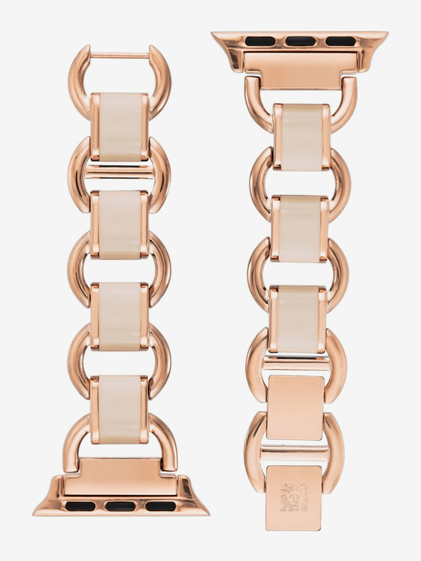 Anne Klein Damenarmband für Apple Watch 42/44/45/ultra 49mm in Roségold Anne Klein
