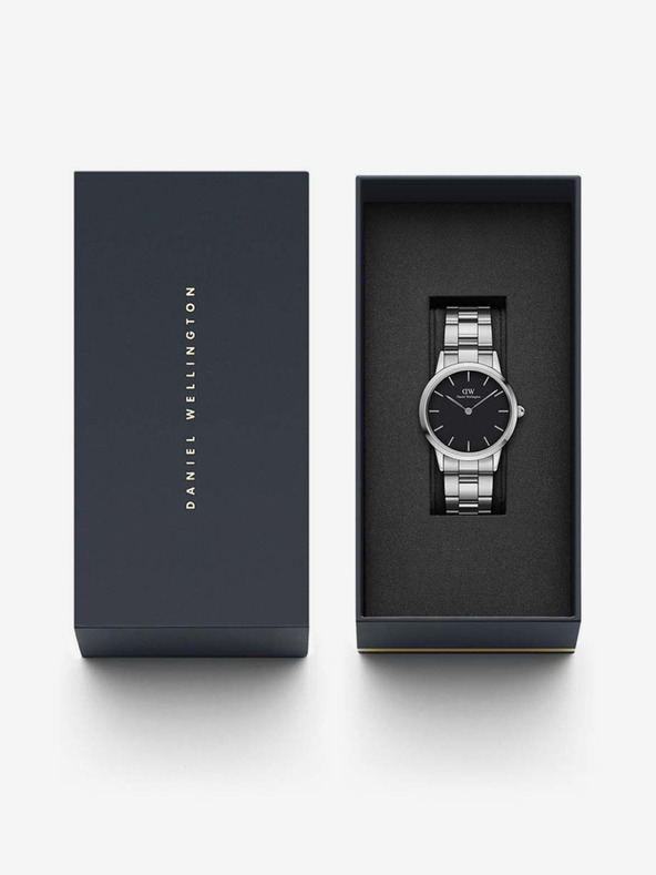 Daniel Wellington Herrenuhr Daniel Wellington Iconic Link Silber