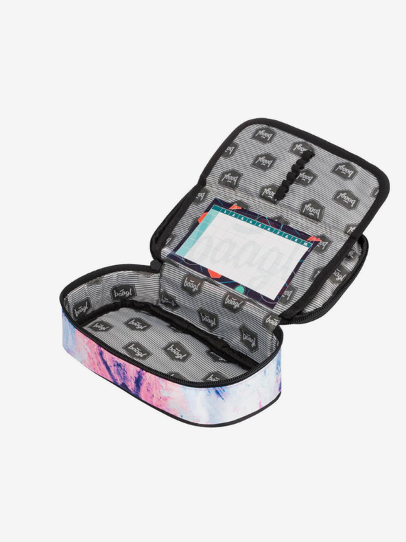 BAAGL  Rosa Schulmäppchen abstrakt Baagl