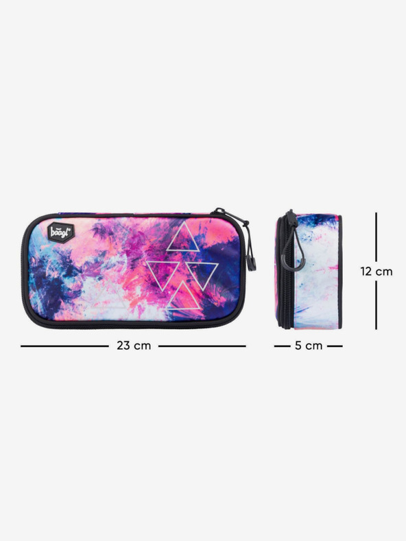 BAAGL  Rosa Schulmäppchen abstrakt Baagl