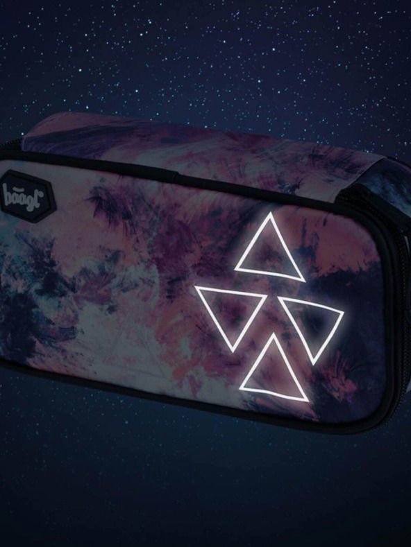 BAAGL  Rosa Schulmäppchen abstrakt Baagl