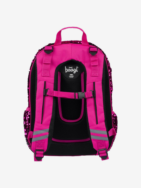 BAAGL  Rosa Schulrucksack Fun Stars Baagl