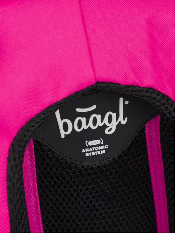 BAAGL  Rosa Schulrucksack Fun Stars Baagl