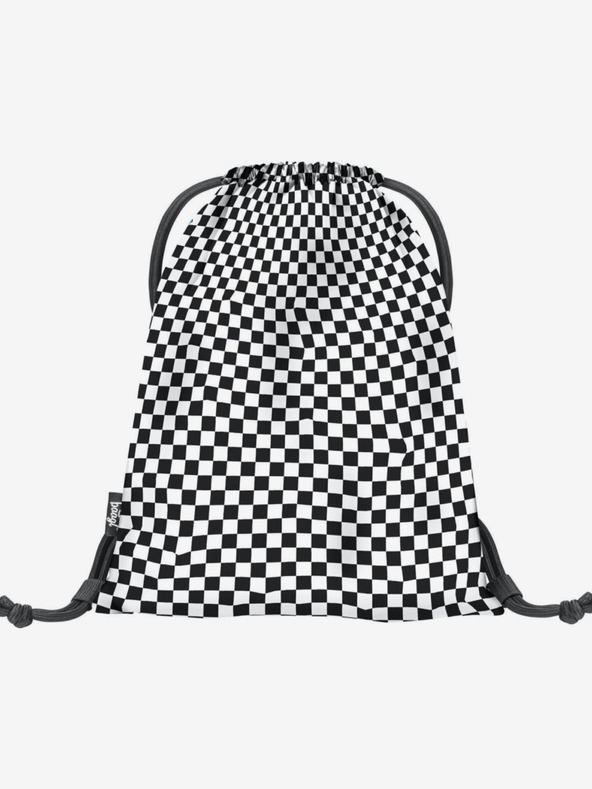 BAAGL  Schwarze Skatetasche - Muster Baagl