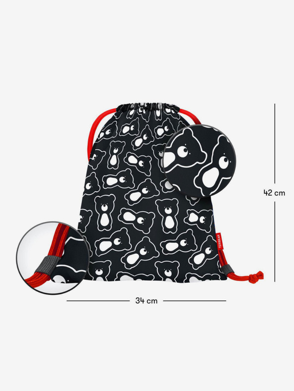 BAAGL  Schwarzer Schulranzen teribear schwarz Baagl