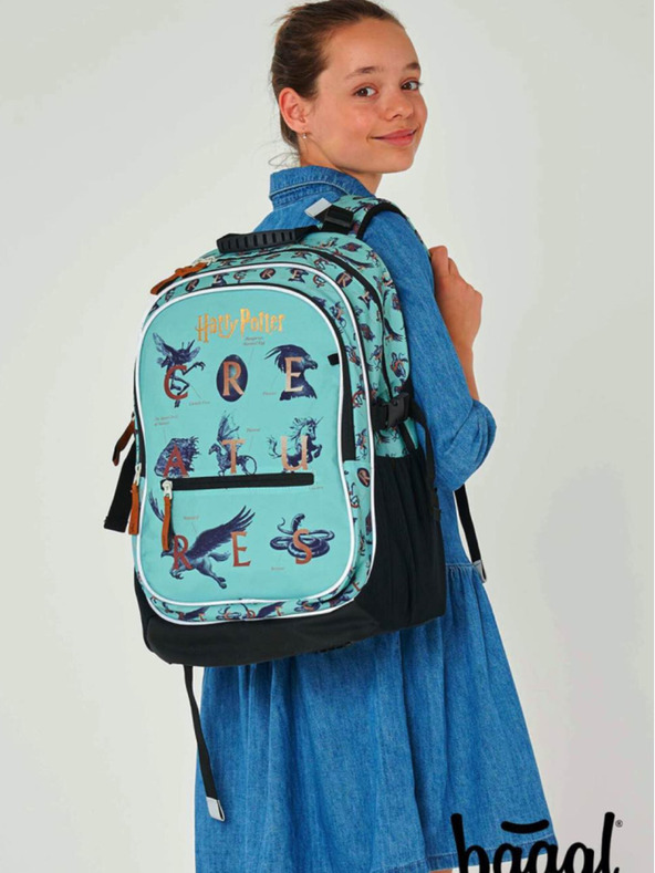 BAAGL  Blauer Schulrucksack Baagl Core Harry Potter Phantastische Tierwesen