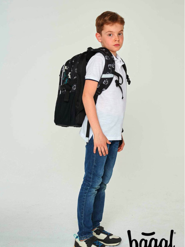 BAAGL  Schwarzer Schulrucksack Baagl Core Harry Potter Hogwarts
