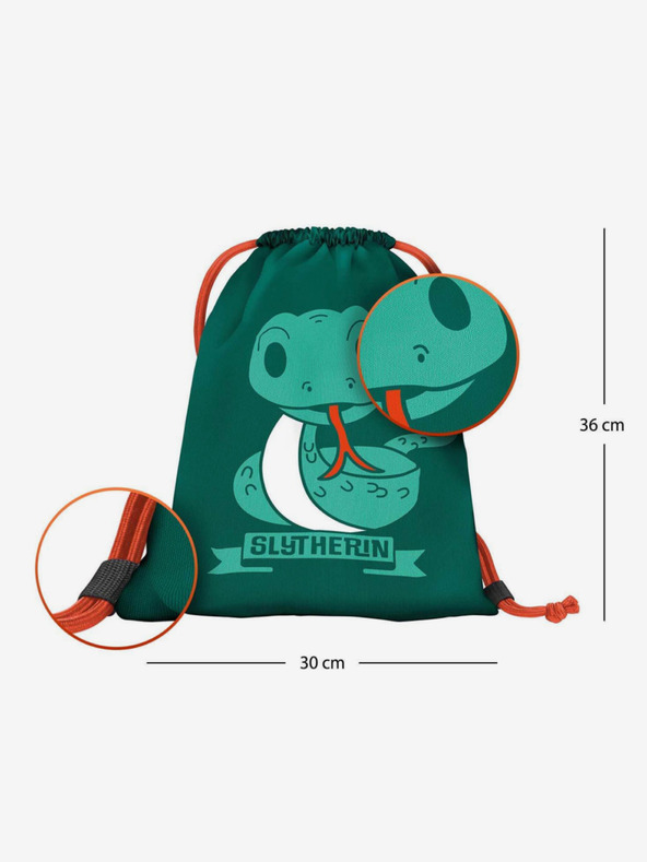 BAAGL  Grüne Vorschultasche Baagl Harry Potter Slytherin