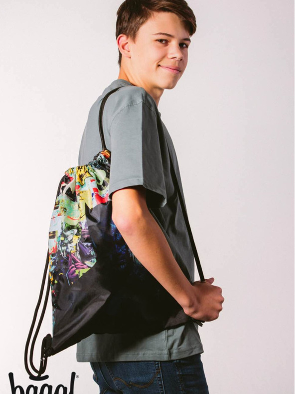 BAAGL  Schwarzer Ranzen Baagl Skate Batman Comics