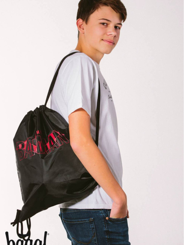 BAAGL  Schwarzer Beutel Baagl Batman Red