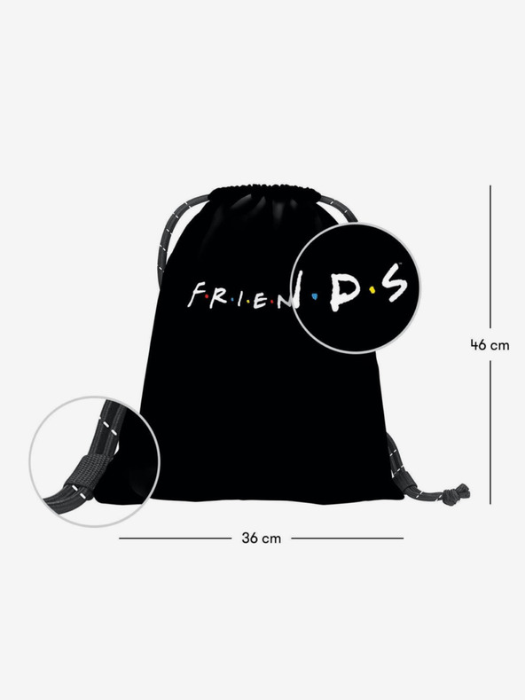BAAGL  Schwarze Baagl Friends Tasche