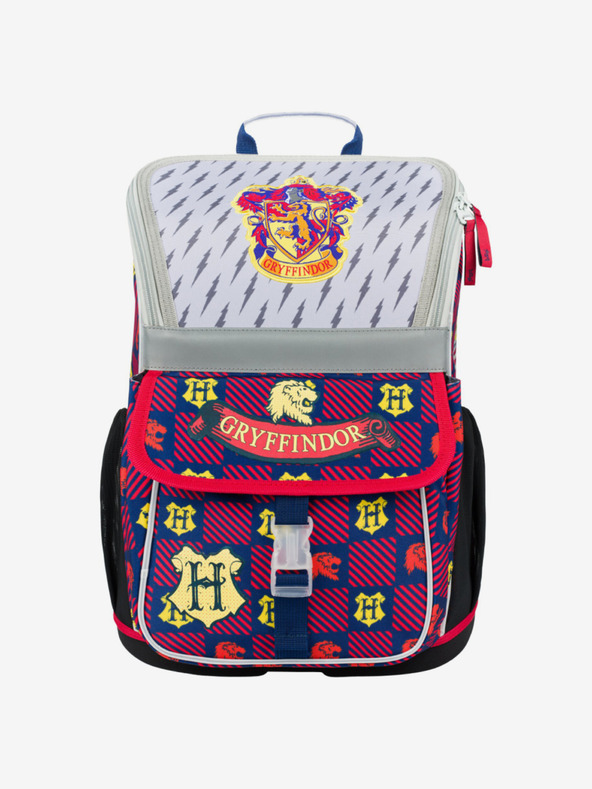 BAAGL  Rot-blaues Schulset - Aktentasche, Federmäppchen, Tasche Baagl Zippy Harry Potter Gryffindor