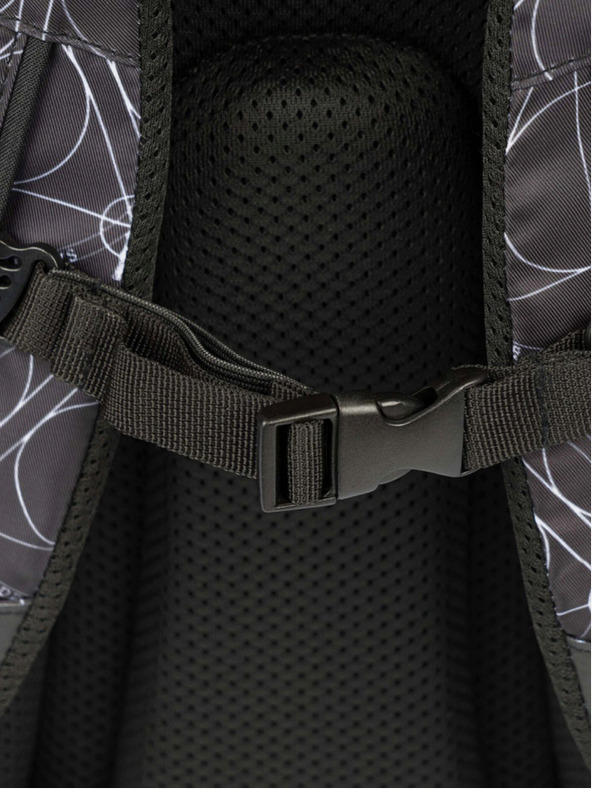 BAAGL  Schwarzes Schulset - Rucksack, Etui, Tasche Baagl Skate Harry Potter Deathly Hallows