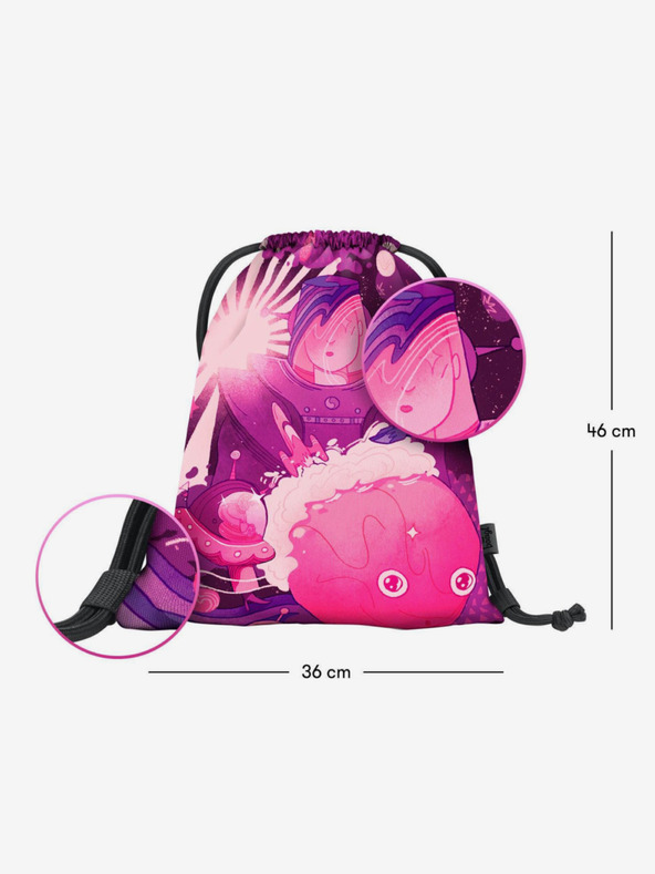 BAAGL  Rosa Tasche Baagl eARTh - Ufo von Mára Čmára