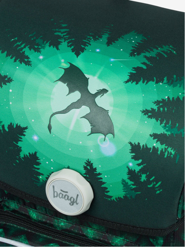 BAAGL  Grüner Schulranzen Ergo Baagl Dragon