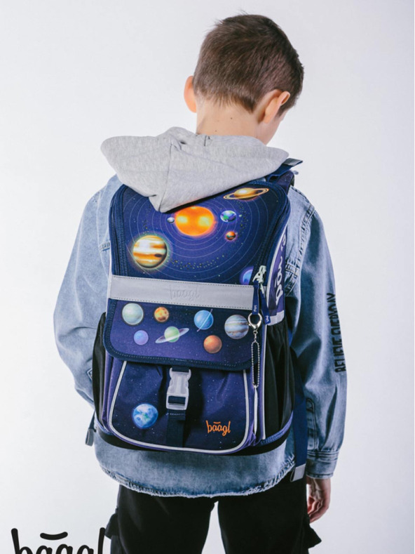 BAAGL  Blauer Schulranzen Zippy Baagl Planets