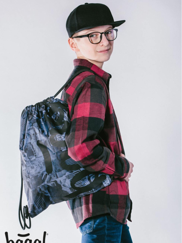 BAAGL  Graue Baagl Technic Tasche