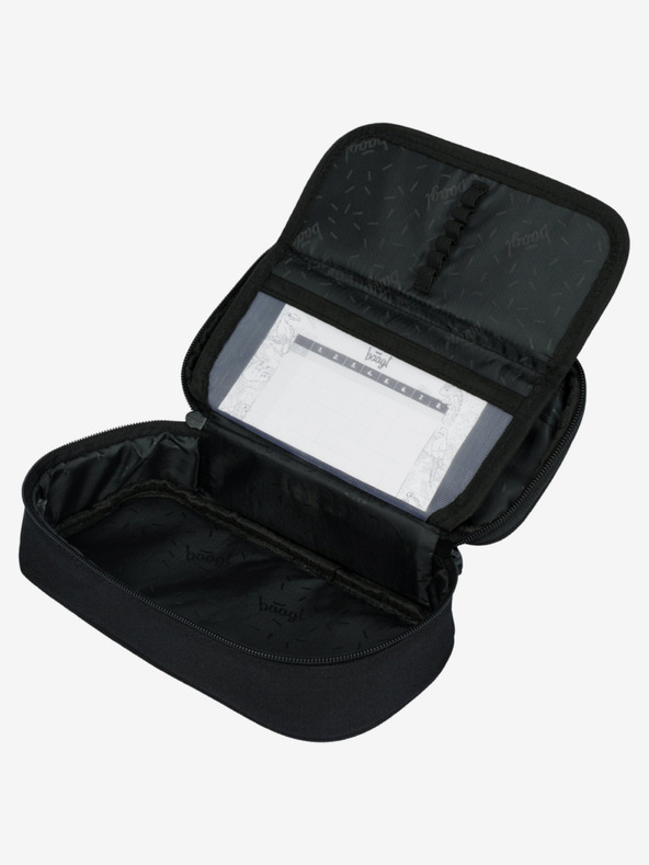 BAAGL  Schwarzes Schulmäppchen Baagl Metallic Bronze