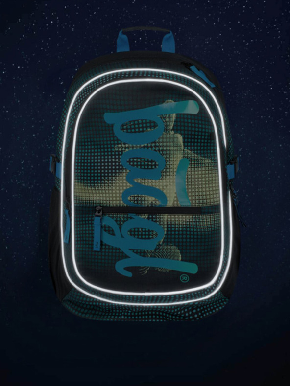 BAAGL  Grüner Schulrucksack Baagl Core Football Player