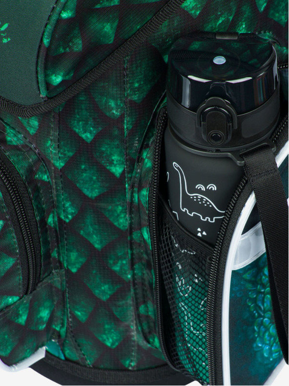 BAAGL  Grünes Schulset Ergo - Aktentasche, Federmäppchen, Tasche Baagl Dragon