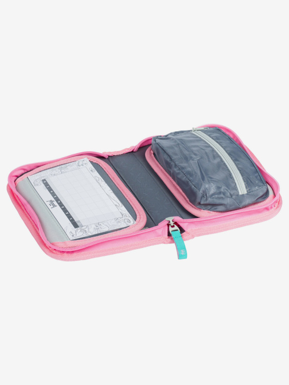 BAAGL  Rosa Schulset Zippy - Aktentasche, Federmäppchen, Tasche Baagl Flamingo