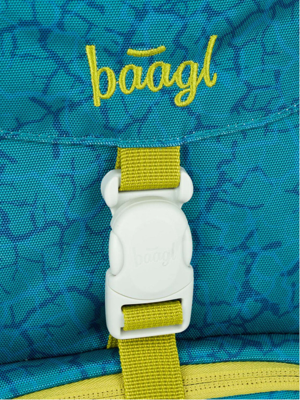 BAAGL  Grüner Schulrucksack Airy Baagl T-Rex