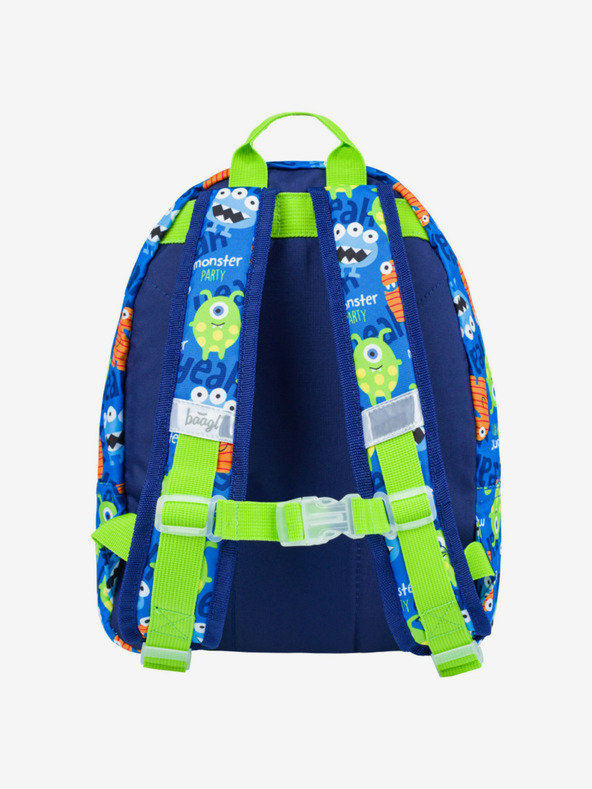 BAAGL  Blauer Vorschulrucksack Baagl Monsters