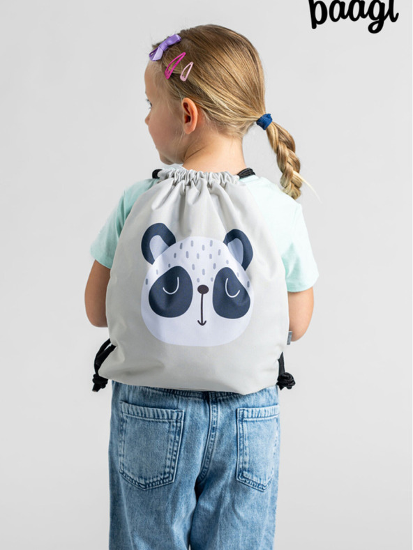 BAAGL  Graue Vorschultasche Baagl Panda