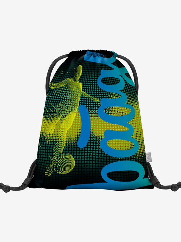 BAAGL  Grünes Schulset Core - Rucksack, Mäppchen, Tasche Baagl Fußballer
