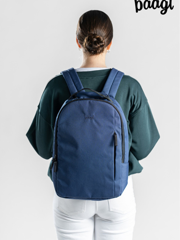 BAAGL  Blauer Rucksack Baagl eARTh