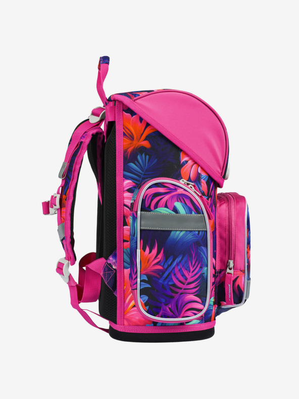 BAAGL  Rosa Schulranzen Ergo Baagl Flamingos