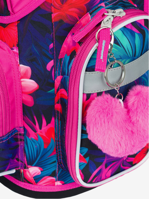 BAAGL  Rosa Schulranzen Ergo Baagl Flamingos