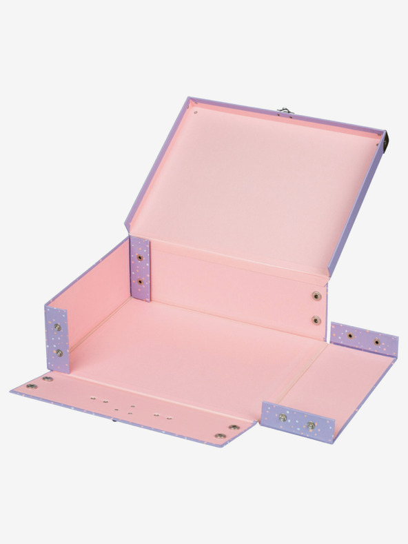 BAAGL  Lila Schulmappe mit Beschlägen Baagl Haustiere