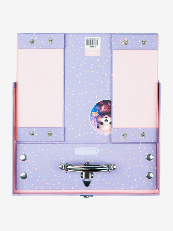 BAAGL  Lila Schulmappe mit Beschlägen Baagl Haustiere