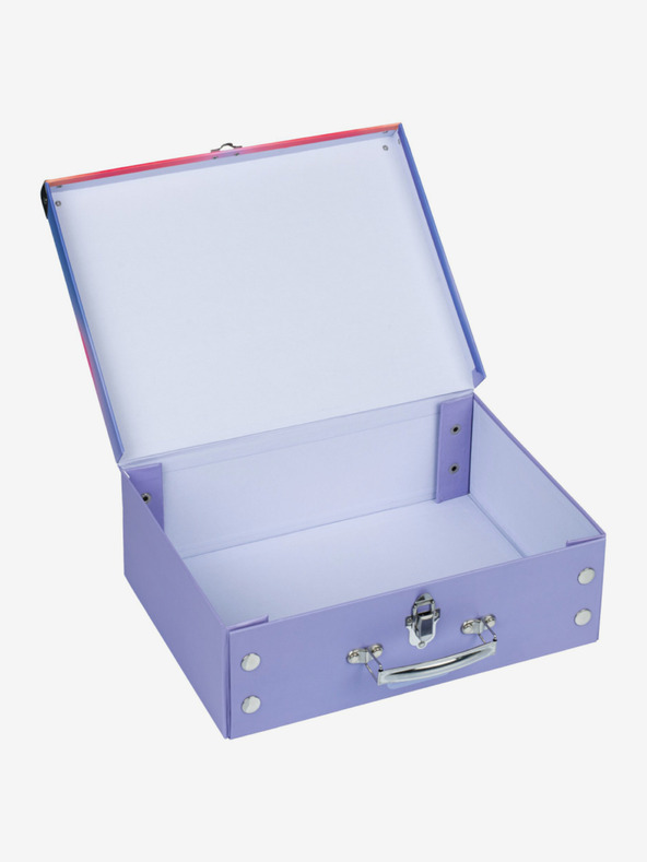 BAAGL  Rotes faltbares Schulmäppchen mit Beschlägen Baagl Hippie