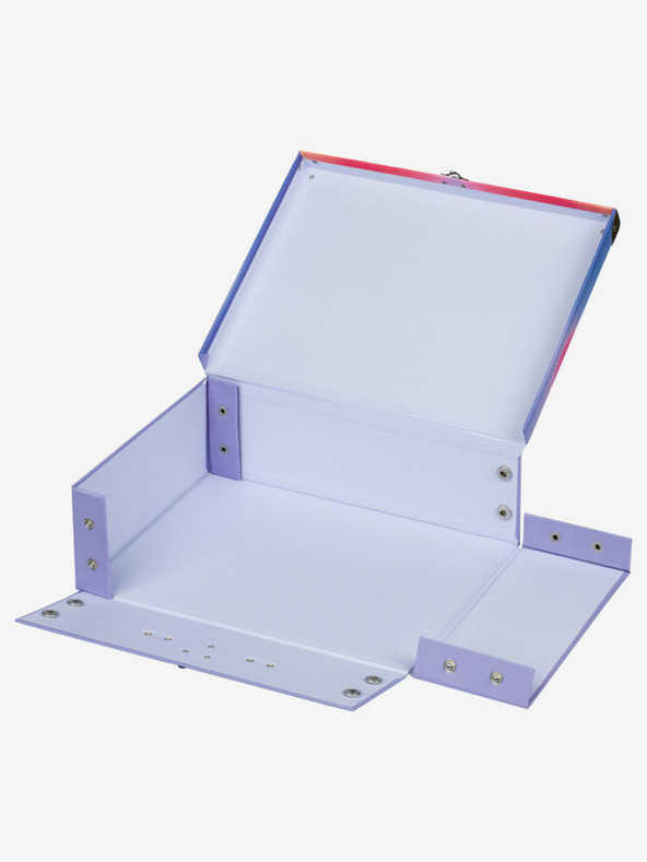 BAAGL  Rotes faltbares Schulmäppchen mit Beschlägen Baagl Hippie