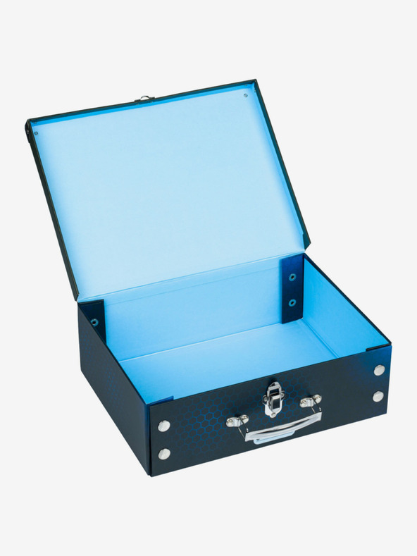 BAAGL  Blaue Faltschultasche mit Beschlägen Baagl Motorbike