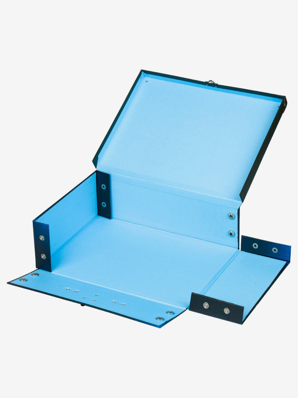 BAAGL  Blaue Faltschultasche mit Beschlägen Baagl Motorbike